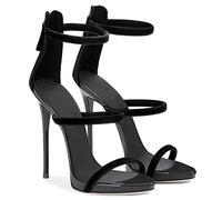 Tacchi alti per le donne 13cm Slingback punta a spillo pompe slip-on tacchi alti ufficio signora sandali partito ballo scarpe I,37
