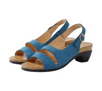 Tacchi Bassi Donna Scarpe Aperte Basse Eleganti Sandali da Donna Per Eleganti e Comodi Sandali Con Tacco Basso e Punta Chiusi Dietro Scarpe Elegante (Blue 43)