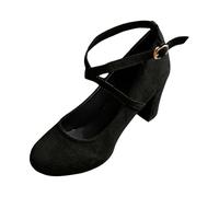 Tacchi Donna Eleganti Sandali Chiusi Davanti Scarpe Estive Comode con Cinturini Incrociati per Feste, Lavoro e Serate Che Permette di Indossarle a Lungo Senza Affaticare i Tuoi Piedi