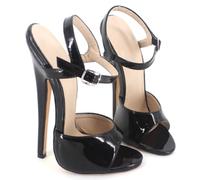 Tacchi Donna Tacchi Alti 18cm Sandali Da Polso A Spillo-black||44