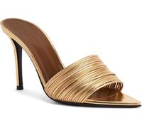 Tacchi Per Le Donne Gattino Tacchi Bassi Aperti Piede Quadrato Perizoma Tacco Sandali Moda Sexy Scarpe Comfort Per, oro, 34 EU