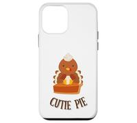 Tacchino Seduto Su Zucca Torta Di Mele Panna Montata Cutie Pie Custodia per iPhone 12 mini