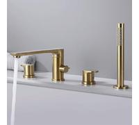 TACCHIO DECONDA PACCHERA TACCHIO CON SCHEDA DOCCHIO 360 ° ROTAZIONE 2 TAP BAGNO MODIE SETTA CHIEDI A DOPPIO, NERO LWX