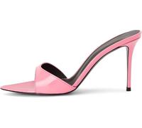 Tacco A Spillo Muli per Le Donne Signore Slip On Peep Toe Sandali Slingback Pantofole Sera Partito Pompe Scarpe di Corte