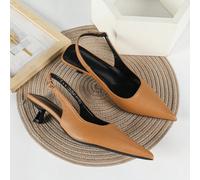 Tacco alto a punta 4cm, slip-on, scarpe da donna per feste e occasioni formali, eleganti, tacco a rocchetto CN34,CN35,CN36,CN37,CN38,CN39,CN40,CN41,CN42,CN43,CN33Poliuretano