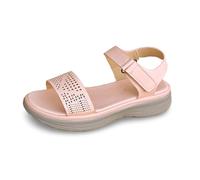 Tacco da sera Sandali comodi da donna da indossare tutti i giorni con un design cavo e una chiusura perfetta per abbigliamento casual e attività estive Stivali Caro Inverno, Rosa, 37 EU X-Étroit