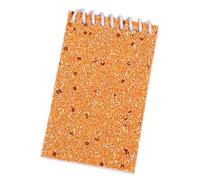 Taccuino a doppia spirale con 20 fogli di pagine con tasca sfoderata, copertine colorate con paillettes, per scrivere, disegnare, fare schizzi, piccoli quaderni