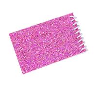 Taccuino a doppia spirale con 20 fogli di pagine con tasca sfoderata, copertine colorate con paillettes, per scrivere, disegnare, fare schizzi, piccoli quaderni