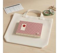 Taccuino a Quadretti Rossi Stile Coreano Quaderno Mini Copertina Carina