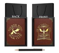 Taccuino a righe con drago e luna, idea regalo per la lettura, libro a righe, idea regalo con drago volante (Book Club - Quarta ala)