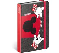 Taccuino a righe Minnie Mouse 11 × 16 cm, 172 pagine