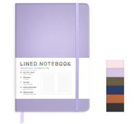 Taccuino a righe per donne e uomini, 200 pagine, formato A5, con copertina rigida, in pelle, per scrivere, viaggi, scuola, ufficio, lavoro, affari, università, quaderni a righe per prendere appunti