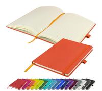 Taccuino A5 Nuovo Quaderno Cartonato Foderato (Arancione)