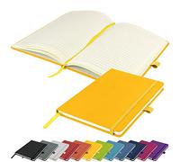 Taccuino A5 Nuovo Quaderno Cartonato Foderato (Giallo)