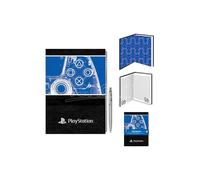 TACCUINO A5 + PENNA PLAYSTATION X-RAY DUALSENSE CONTROLLER - CANCELLERIA/SCUOLA