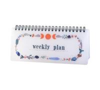 Taccuino agenda settimanale senza data, 7, 5x3, Wreath