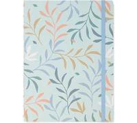 Filofax Botanical - Taccuino ricaricabile, formato A4, colore: menta