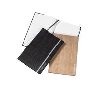 Taccuino Colorosa Wood - copertina morbido con elastico - 13,5 x 21,5 cm - color