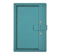 Taccuino con 200 pagine a righe, colore blu lago | Taccuini in carta da lettere, taccuini spessi per ufficio, scuola, planner giornaliero, studenti