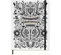 Taccuino con copertina illustrata da Lorenzo Petrantoni con adesivi a tema