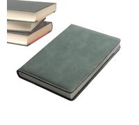 Taccuino con copertina in pelle, 200 pagine, formato A5, copertina rigida | Diario finanziario con copertina in pelle per casa, scuola e aule, viaggi, studenti, impiegati e insegnanti
