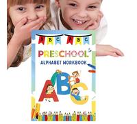 Taccuino con lettere per bambini - Pratica di scrittura precoce, Libro educativo, Sviluppo delle competenze | Apprendimento 'alfabeto per la casa in classe Viaggi