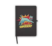 Taccuino con mantello da supereroe con pagine bianche, copertina in ecopelle, agenda, diario, quaderno di lavoro