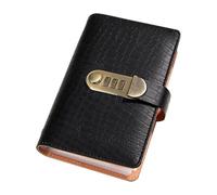 Taccuino con motivo coccodrillo - Portafoglio con serratura vintage | taccuino con combinazione di numeri per risparmi | 100 pagine per sfide di risparmio e pianificazione del budget