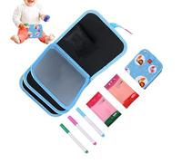 Taccuino da schizzo per ragazza - taccuino da schizzo cancellabile, giocoso, per ardesia bambini, per compleanno, Natale, festa, vacanza, viaggio, , aereo, campeggio