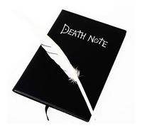 Taccuino Death Note da collezione con penna piuma Scuola Grande tema anime Feather Pen Journal Blocco note morte per regalo