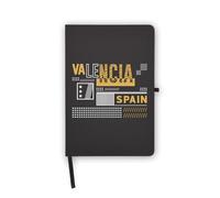 Taccuino di viaggio in Spagna di Valencia, pagine bianche, copertina in similpelle, agenda, diario, quaderno di lavoro