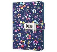 Taccuino,Diario Segreto Da Decorare Quaderno Scrittura, Diario in Pelle TPN102 Colorful flowers