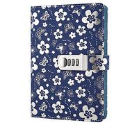 Taccuino,Diario Segreto Da Decorare Quaderno Scrittura, Diario in Pelle TPN102 Silver flowers