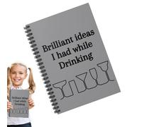 Taccuino divertenti per il lavoro, diario quotidiano | taccuino creativo, taccuino con rilegatura a e copertina rigida, carta da scrivania, business planner per colleghi