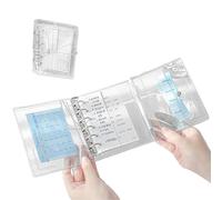 Taccuino e diari ricaricabili, raccoglitore per quaderni, A7 con pagine staccabili a tre pieghe, piccolo diario personale per dormitorio universitario e ufficio, robusto diario da campeggio all'aperto