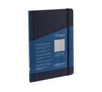 Taccuino Ecoqua Plus A5 Fabric Blank Dark Blue