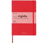 Taccuino Feltrinelli A5, a pagine bianche, copertina rigida, rosso - 14,8 x 21 cm