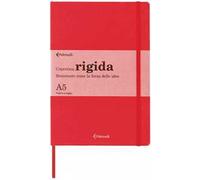 Taccuino Feltrinelli A5, a righe, copertina rigida, rosso - 14,8 x 21 cm