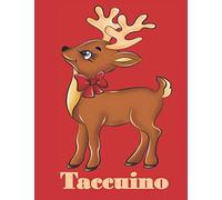 Taccuino: /Grazioso taccuino foderato con tema renne per bambini e adolescenti che amano gli animali / 100 pagine per una dimensione di 8,5*11 pollici.