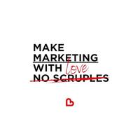 Taccuino Make Marketing With Love: Blocco note di 100 pagine con copertina motivazionale. Idea regalo web marketing