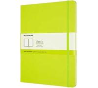 Taccuino Moleskine a pagine bianche X-Large copertina rigida Lemon. Verde