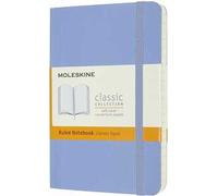 Taccuino Moleskine a righe Pocket copertina morbida Hydrangea. Blu