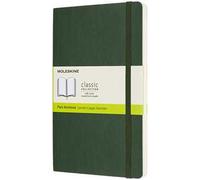 Taccuino Moleskine large a pagine bianche copertina morbida verde. Myrtle Green