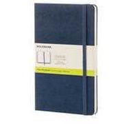 Taccuino Moleskine large a pagine bianche copertina rigida blu. Sapphire Blue