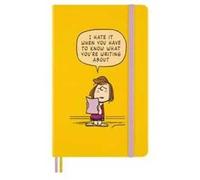 Moleskine Peanuts Taccuino a Righe, Quaderno Appunti Design Patty con Copertina Rigida, Segnalibro e Adesivi a Tema, Formato Large 13 x 21 cm