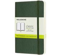 Taccuino Moleskine pocket a pagine bianche copertina morbida verde. Myrtle Green