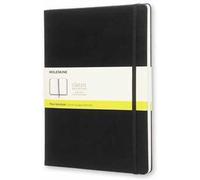 Taccuino Moleskine XL a pagine bianche copertina rigida nero. Black