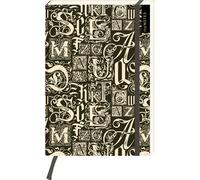taccuino myNOTES A5: Dark Academia Library: notebook medium, a pois, pa...