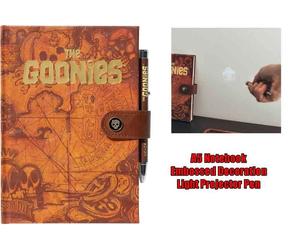 Taccuino Notebook A5 Deluxe Set The Goonies con penna luminosa Jolly Roger