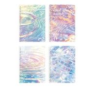 Taccuino orizzontale ispessito a 4 bobine Cartoon Cute Notebook - A5 Coil-Sparkling